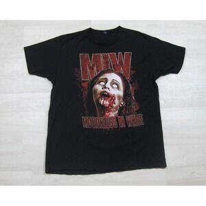 Motionless In White T-Shirt Men's (XL) Zombie Girl Goth Metalcore Industrial